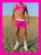 1Lycra Crop Top Pink _ Lycra Bike Shorts Pink1.png